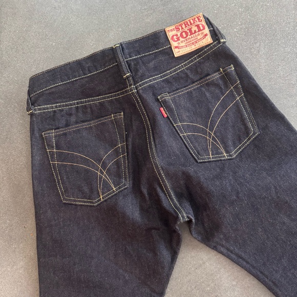 Men's the strike gold denim jeans in like new condition size 31 - Picture 6 of 12